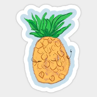 Funny Pineapple Sticker